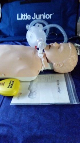 Used little junior laerdal cpr training manikin good condition with carry/bag