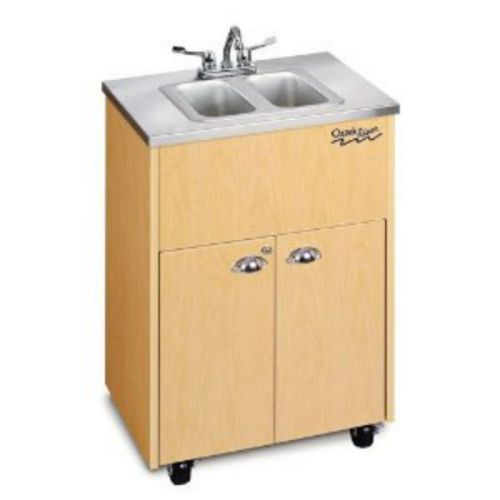 Ozark river silver premier 2 series maple portable sink - adstm-ss-ss2n for sale