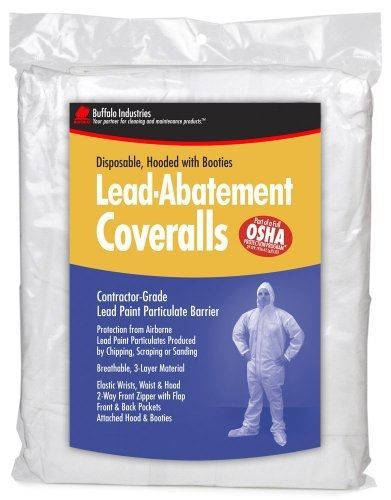 Buffalo Industries (68440) Lead Abatement Disposable Coverall - Size Medium
