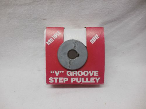 Vintage Tools - 3 Step V Groove Pulley Cast Aluminum Cone - Chicago Die Casting