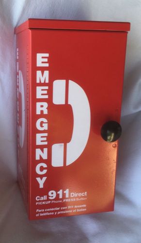 911 METAL EMERGENCY PHONE BOX