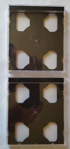 2 -  DOUBLE  Jewel Cases for CD or DVD - NEW
