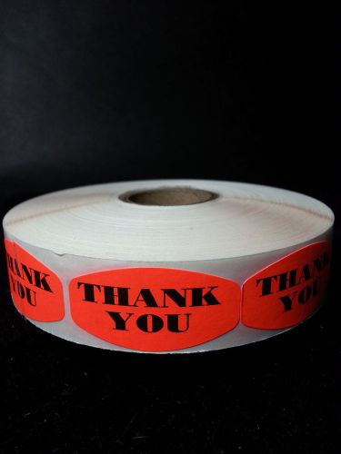 Ebay seller - thank you labels 1000 per roll stickers free shipping great touch for sale