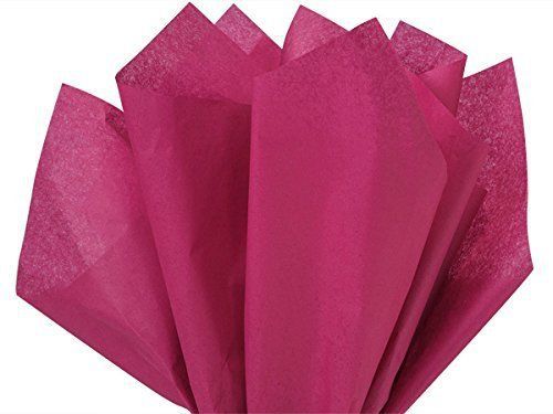 Cranberry Tissue Paper 15&#034; X 20&#034; - 100 Sheet Pack
