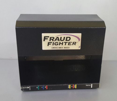 UVeritech FRAUD FIGHTER Model HD8X2 Counterfit Fake Bill Finder Detection