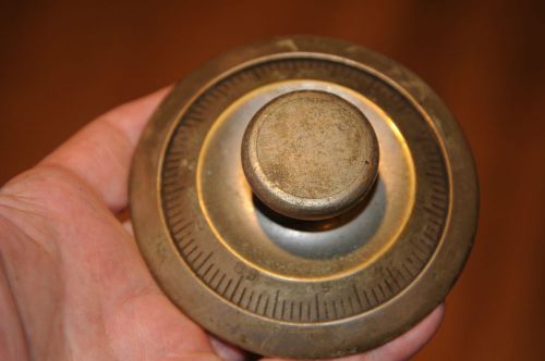 1871 Pillard&#039;s Safe Combination Lock Brass Dial Locksmiths Dial Locks Safes Ind.