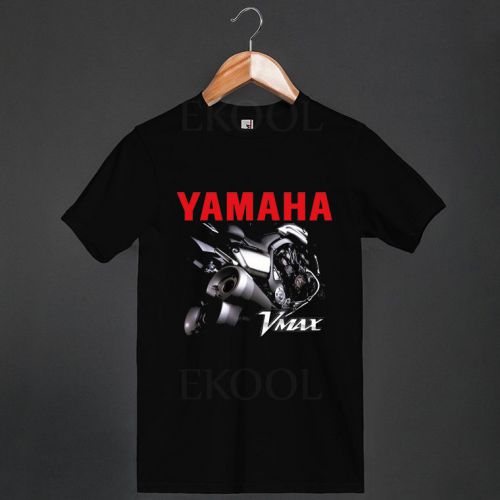 Yamaha V-Max Motorcycle Sport Racing Logo Men&#039;s Black T Shirt Size S to 3XL