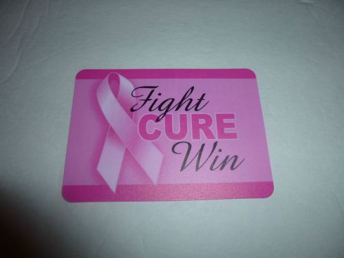 Lot of 25 2016 Pink Ribbon Fight Cure Win Wallet Card Calendars - Brand New!!!