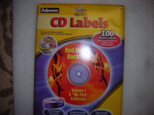 Fellowes 99941 CD labels Matte (100 Capacity)