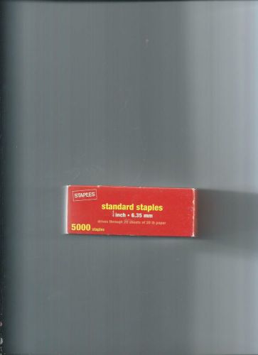 Staples Standard Staples Box of 5000