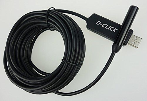 D-CLICK TM High Quality HD 720P USB Waterproof HD 6-LED Borescope Endoscope