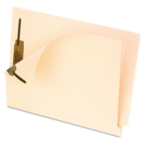 Pendaflex End Tab Fastener Folders, Two Fastener, Letter, Manila, 50/Box