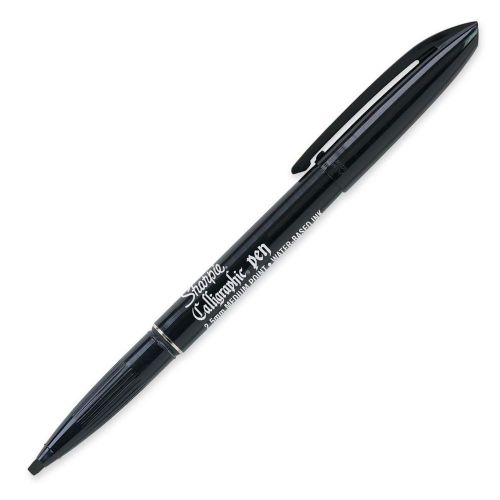 Sharpie calligraphic water based black marker pack of 12 (40001) for sale