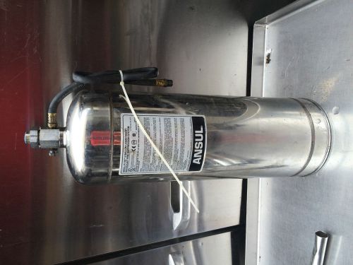 Manual gas valve + ansul 3 gallon bottle (2006)+nozzles + pull station hanger for sale