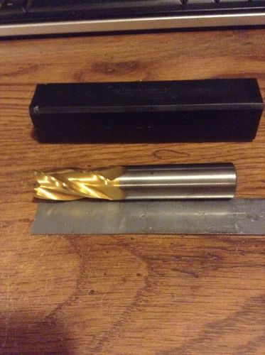 5/8&#034;x5/8&#034;X1-3/8&#034;x3-1/2&#034; Solid Carbide 4 Flute Finish Tin Coated End Mill