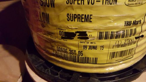 Carol 02636 16/4c super vu-tron supreme yellow soow 600v power cable cord /20ft for sale