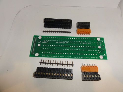 68 Pin .050 Series BLANK PCB WITH DETACHABLE CONNS FOR NATIONAL INSTRUMENENTS