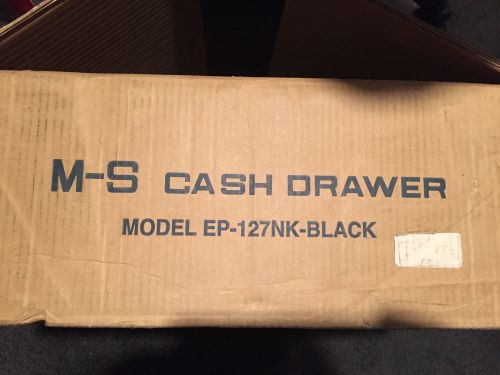MS Cash Drawer EP-127-NK-Black  M-S EP127 Cash Drawer New  EP127NK