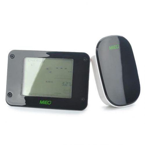 MIEO 3.5 LCD Wireless Home Electricity Energy Monitor HA102 free shipping