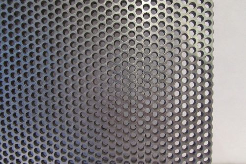 STAINLESS STEEL PERFORATED SHEET 20GA. WITH 1/8&#034;HOLES 10&#034; X 24&#034;