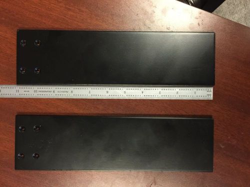 Counter Top support brackets set of 2. powder coated black. 11&#034;x3&#034;x1/4 USA MADE