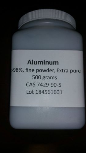 Aluminum (fine powder), &gt;98%, Extra pure, 500 gm