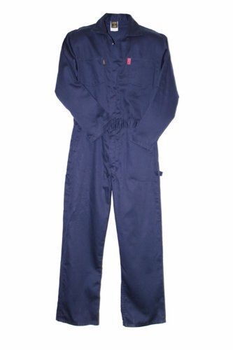 Lapco cvin9ny-6xl long heavy duty flame resistant contractor coverall, navy, for sale