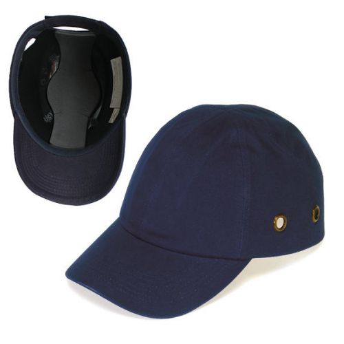 Blue baseball bump caps - lightweight safety hard hat head protection caps for sale
