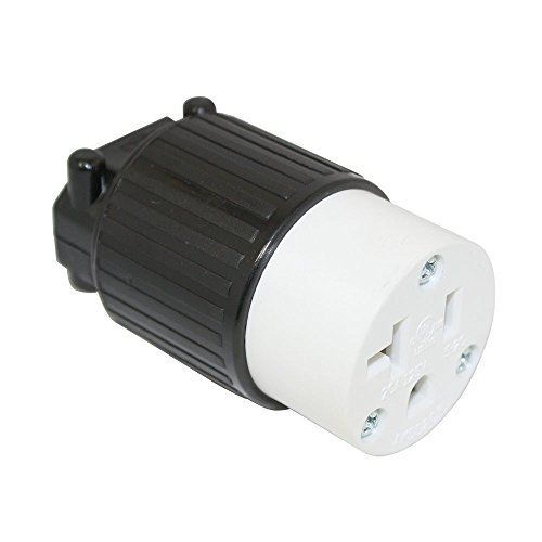 Superior Electric YGA021F Straight Electrical Receptacle 3 Wire, 20 Amps, 125V,