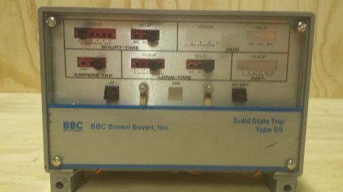 BBC Solid State Trip  SS4 609905-T501 Trip Unit LS 3000A Has Targets