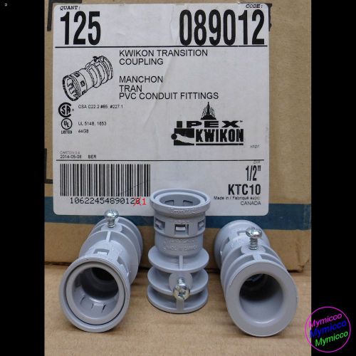 Scepter Kwikon KTC10 ENT to EMT 1/2&#034; PVC Conduit Coupling QTY 125 - Mymicco 231