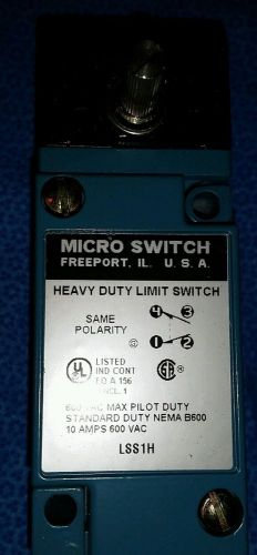 Honeywell LSS1H Limit Switch Micro Switch Sensing And Control 9541