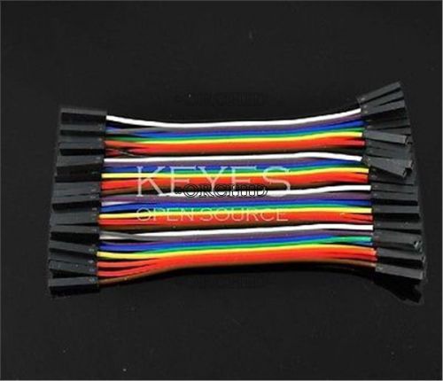40pcs dupont 10cm female to female jumper wire for arduino #7237159