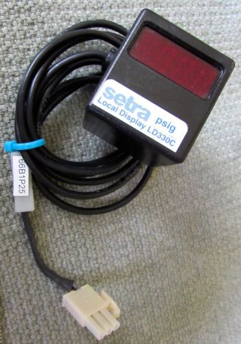 Setra Pressure Transducer Digital Local Display Readout LD330C 24VDC PSIG USA