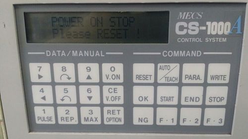 MECS CS-1000A ROBOT CONTROLLER UTW2230LHG POWER ON TESTED