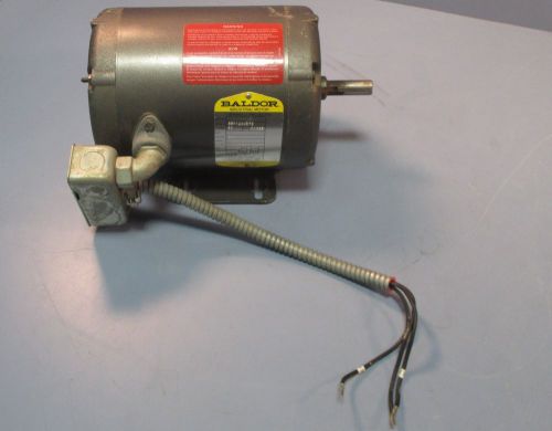 Baldor 35H124W376 Electric Motor 1 HP, Frame: 56, RPM: 1725, 3 Phase Used