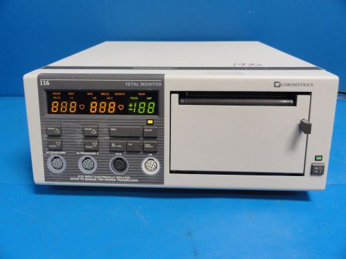 GE Corometrics 116 Series Fetal Monitor (2 x US UA ECG) W/O Transducers (9571)