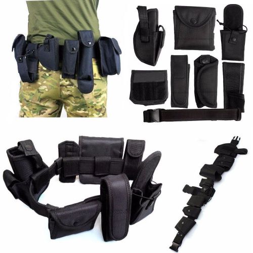 Men&#039;s police officer security guard law enforcement equipment duty belt rig gear for sale