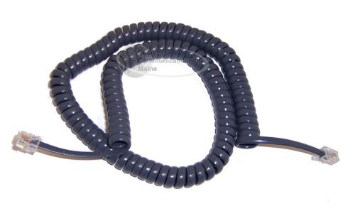 Replacement Coil Handset Curly Cord for AT&amp;T 900 Phones, Titanium Blue, New