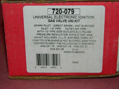 Robertshaw 720-079 Universal Elec. Ignition Gas Valve