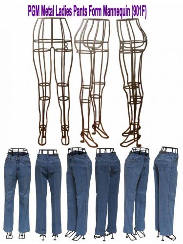 Professional Antique Vintage Metal Wire Pants Dress Form Mannequin