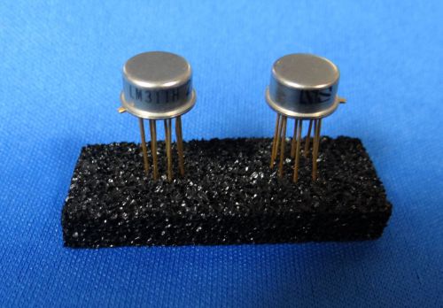 LM311H Voltage Comparator - 8 Pin round can - Old School - QTY of 2 IC