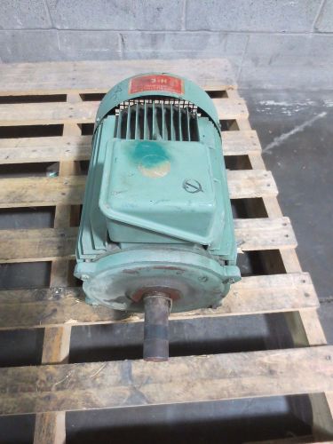 Leroy somer 15 hp 3 phase ac motor model h2190 3520 rpm 230/460 v 36.4/18.2 a for sale