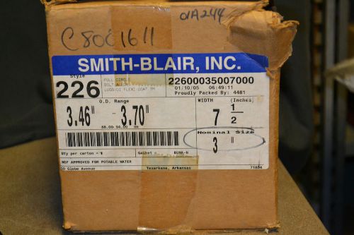 Smith-blair 3&#034; size, 7-1/2&#034; width full circle repair clamp 226-00035007000 for sale