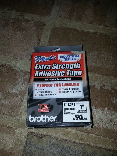 3668 New Brother TZ Tape TZ-S251 Industrial Series Extra Strength Adhesive Tape