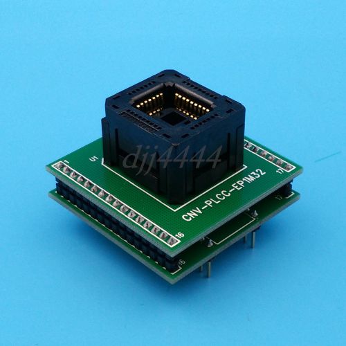 Free Shipping PLCC32 TO DIP32 IC Test Socket Programmer Professional ZIF Adapter