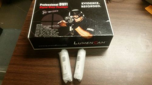 Lumencam police recording flashlight battery