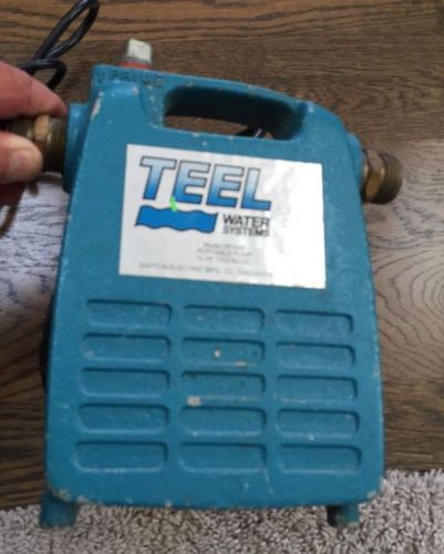 1 USED TEEL 2P110A 1/2 HP PORTABLE UTILITY PUMP