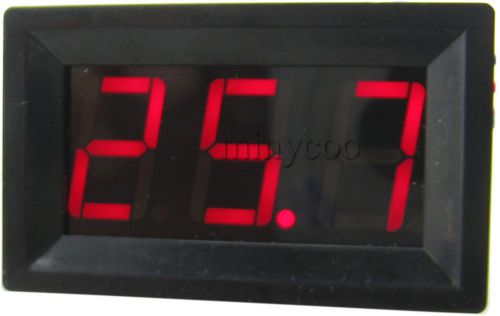RED 0-999°C temperature thermocouple thermometer  temp panel meter display gauge