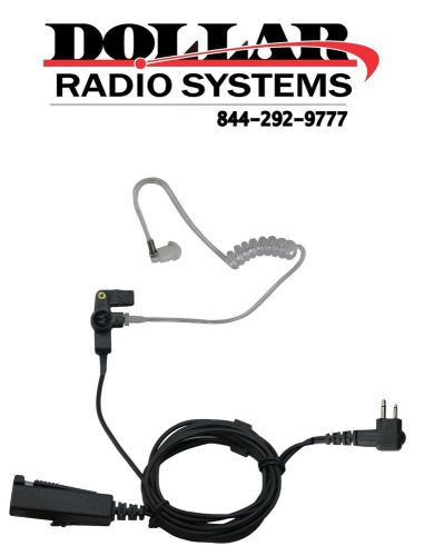 New OEM Motorola Surveillance 2 Wire 2 Pin Kit W/ Mic PTT Headset RLN5318A Radio